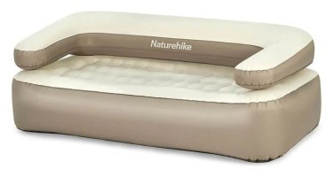 Диван, матрас надувний двомісний Naturehike NH22FCD07, надлегкий, 165x95x65 см, зі зйомною спинкою