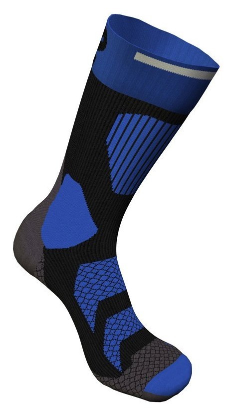 Носки для туризма мужские K2 TECH IN-LINE SKATING 39-42 Black/royal blue (12712), RCH_19216