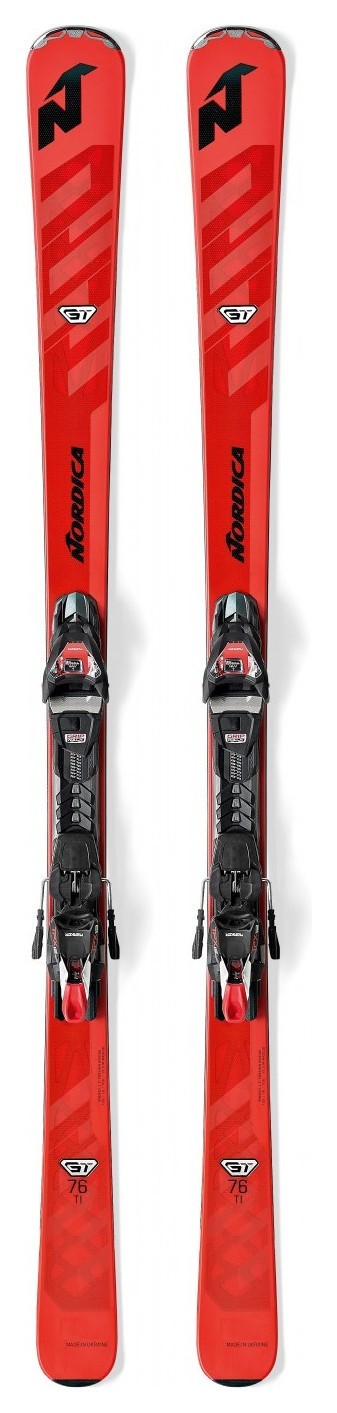 Ліжі гірські комплект Nordica GT 76 TI FDT+TPX 12 162см Red (0A9048+0C8014NA), RCH_17567