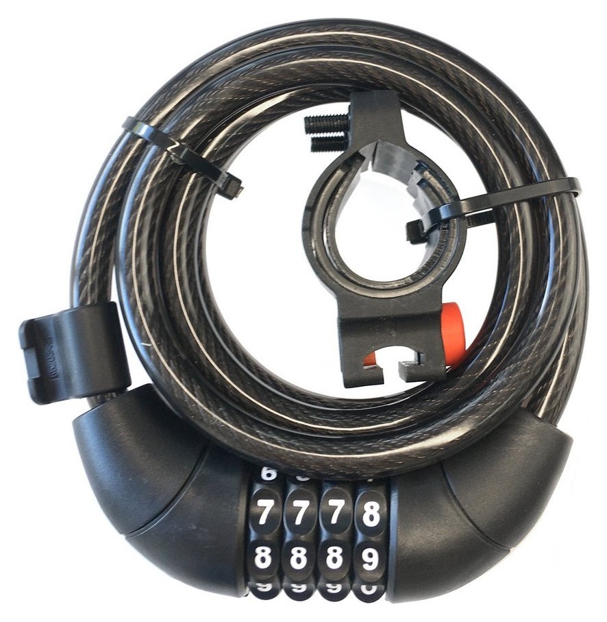 Замок для велосипеда тросовый Tempesta DIGI CABEL Black (FSD-LK127013), RCH_14328