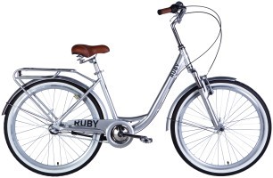Велосипед AL 26" Dorozhnik RUBY PH рама-17" світло-сріблястий 2025