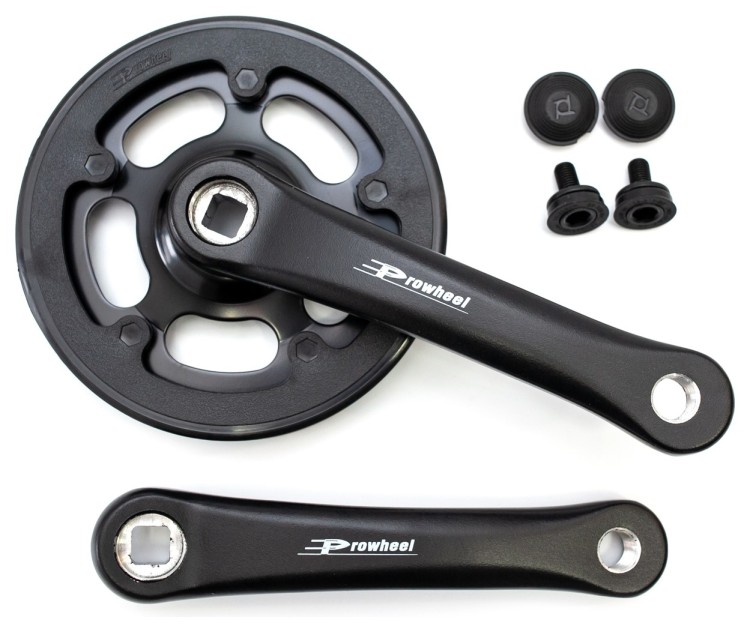 Шатун алюм. L152мм 32T PROWHEEL RA102PP під квадрат чорн., CHW-298