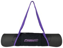 Сумка-переноска EasyFit для йога-килимка Фіолетова