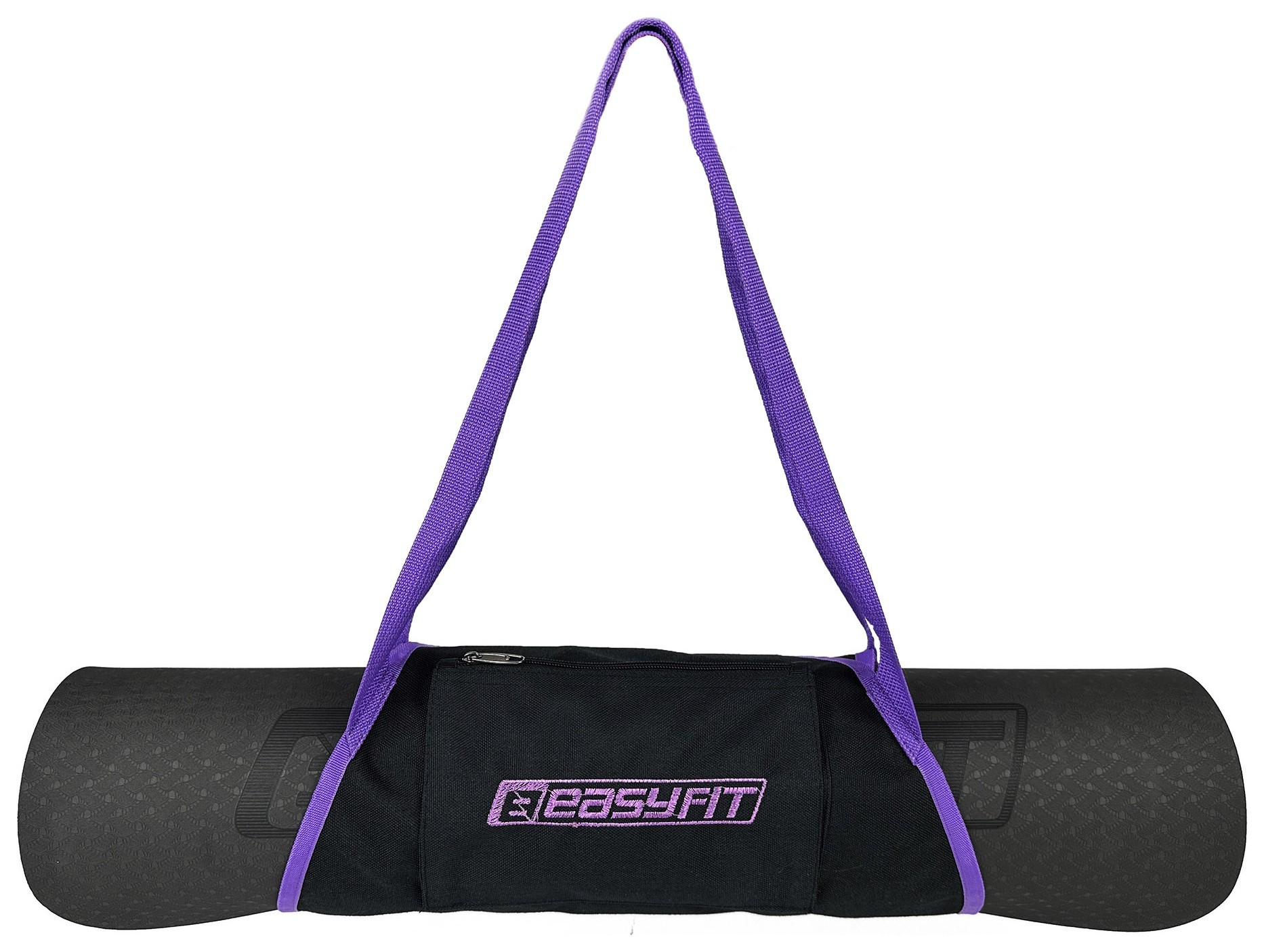 Сумка-переноска EasyFit для йога-килимка Фіолетова, EFIT_EF-YB38-V