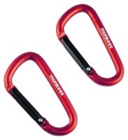 Munkees 3206 карабин D 6 mm x 60 mm (пара) red