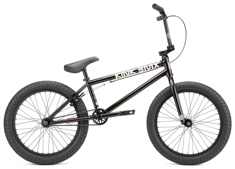 Велосипед KINK BMX Launch 2022 Gloss Iridescent Black, 5627041