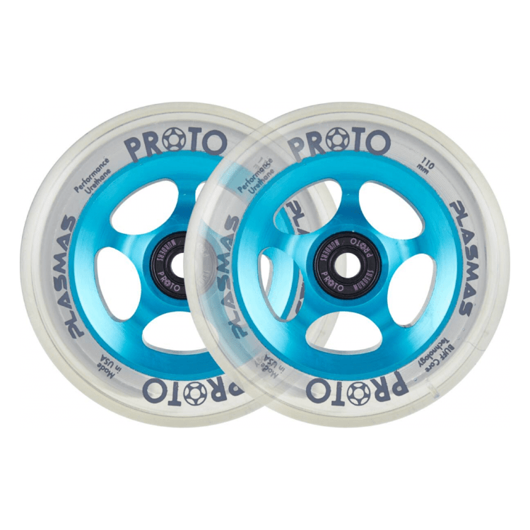 Колеса для трюкового самокату Proto Plasma Pro Scooter Wheels 2-Pack 110mm - Electric Blue, FRD.037522