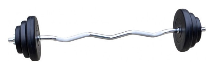 Штанга слабоизогнутая W-образная на 27 кг., RNS_Bitum RN2