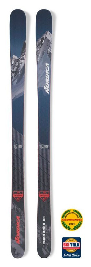 Ліжі гірські (без кріплень) Nordica ENFORCER 88 172см Grey/blue/red (0A131000) WRH, RCH_15773