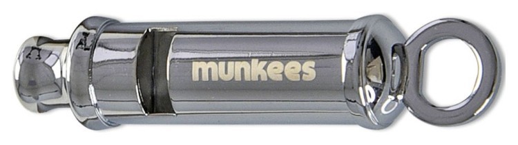 Munkees 3397 брелок-свисток Whistle Bobby grey, 3397-GY