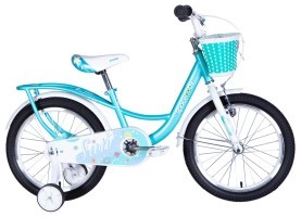 Велосипед ST 18" SPACE KID SUN BH рама-10" бірюзовий 2024 крила, крило пер., крило зад., корзина
