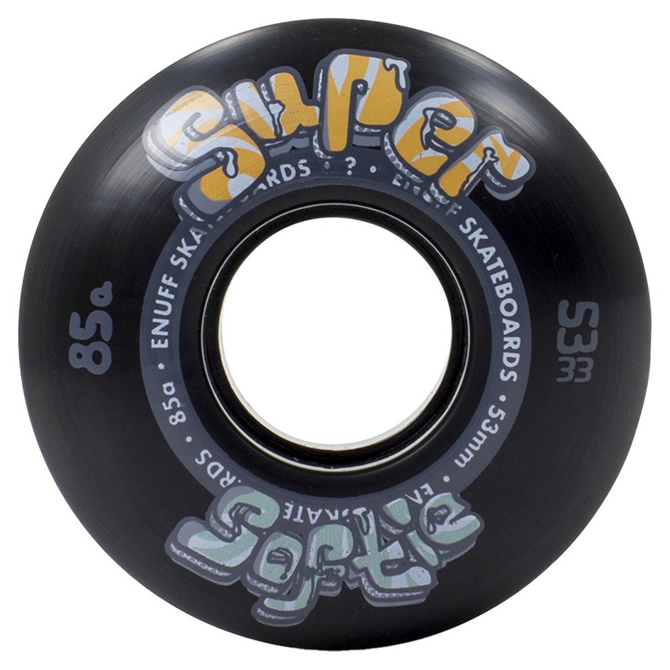 Enuff колеса Super Softie 53 mm black, ENU540-BK
