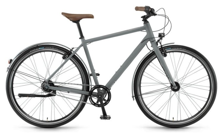 Велосипед Winora Aruba men 28" 8-G Nexus FL, рама 56, серый матовый, 2021, 4055008856