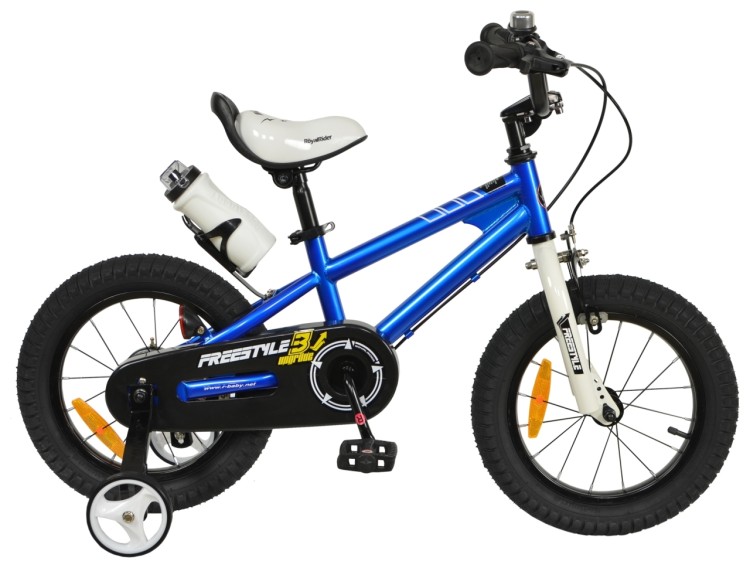 Велосипед RoyalBaby FREESTYLE 14", OFFICIAL UA, синий, RB14B-6-BLU