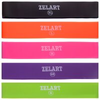 Ленты сопротивления набор 5шт LOOP BANDS ZELART FI-6886 (500x50мм; толщина: 0,35, 0,5, 0,7,1, 1,2 мм)