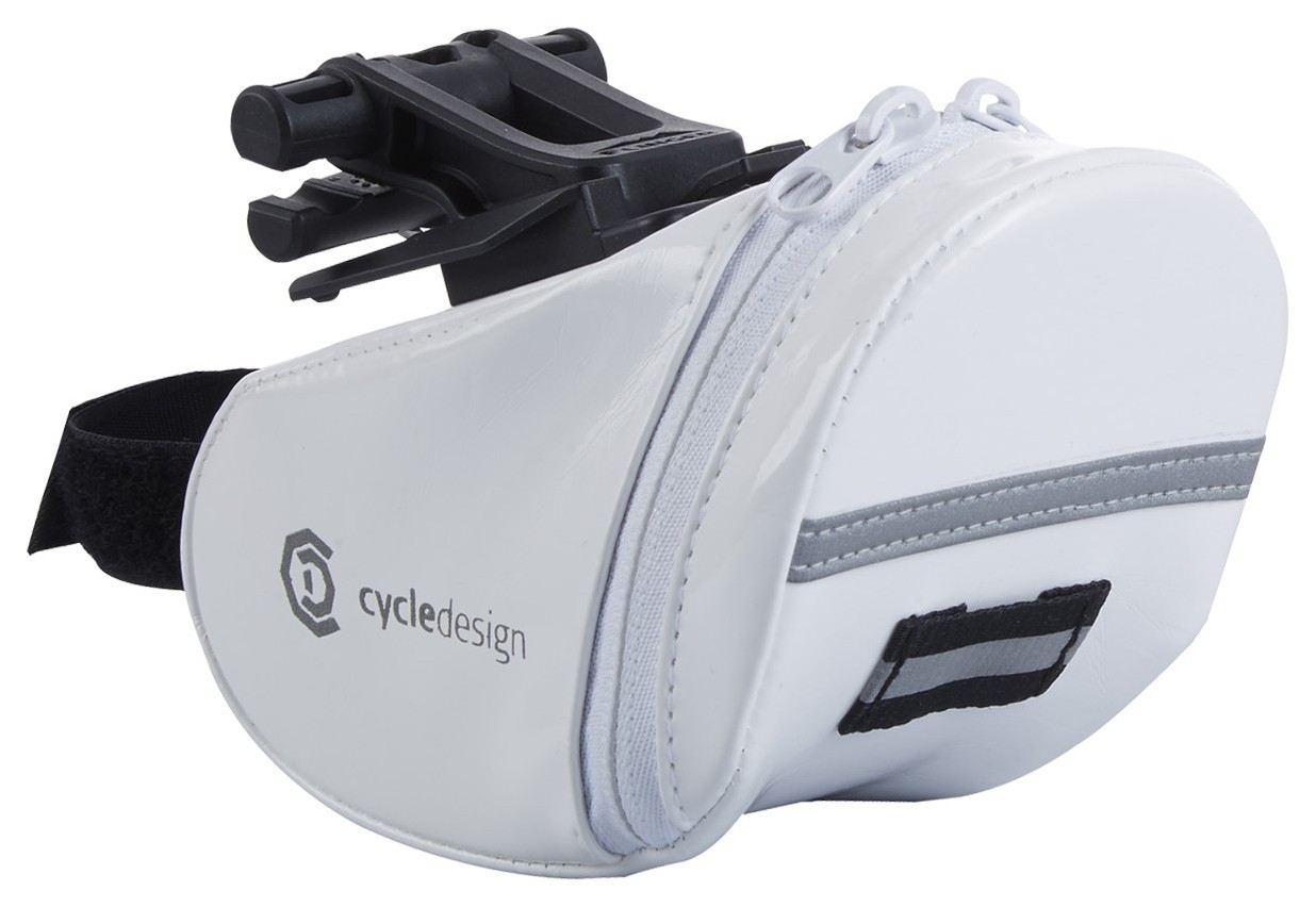 Сумка подседельная Cycledesign QR PU White (BG0138), RCH_14419