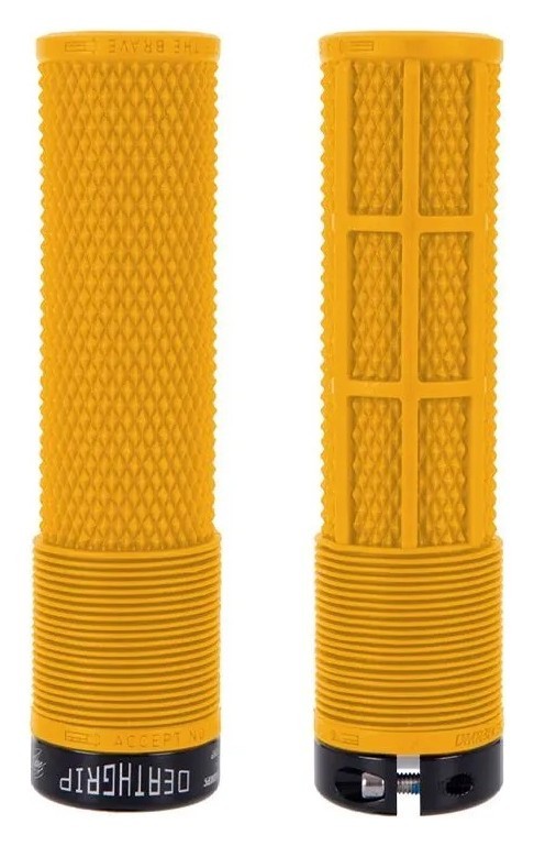 Гріпси DMR Brendog DeathGrip Thick (A20) Flangeless [Gul Yellow], OBOD_DMR-G-BREN2-THICK-YE
