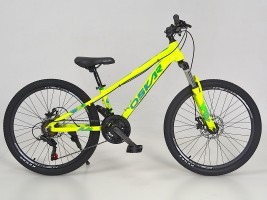 Велосипед Oskar 24"Cyber жовтий неон 2026