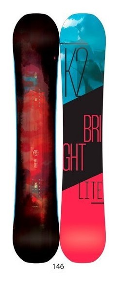 Сноуборд K2 BRIGHT LITE 146 Black/Coral/Blue (11A0022), RCH_20428