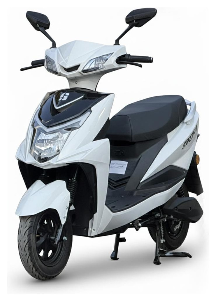 Електроскутер SPACE ATLAS 10" 72B 1000Вт диск/диск літієва білий 2026, ESC-093