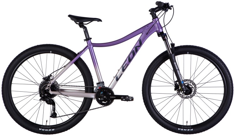 Велосипед AL 27,5" Leon XC LADY 80 HDD рама-18" бузковий зі сріблястим 2025, OPS-LN-27,5-008