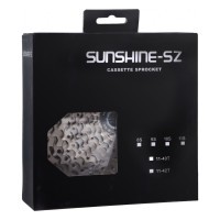 Кассета 11-к 11-42T SUNSHINE CS-HR11-42 на 2-м алюм. пауке