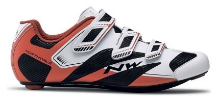 Туфлі велосипедні Northwave SONIC 2 M 43 (105US) White/black/red (80161015-53) O