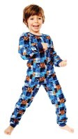 Термобілизна дитяча: кофта Bula KIDS GRIND 1A08BL M (128-152см) Blue robot