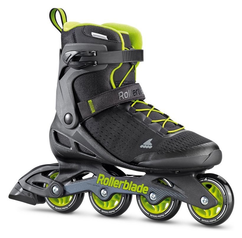 Роликовые коньки для взрослых Rollerblade ZETRABLADE ELITE M 38 (6US) 240мм Black/lime (07967000), RCH_11315