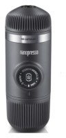 Портативна еспресо-кавоварка Wacaco Nanopresso сіра, механічна, для меленої кави