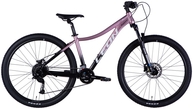 Велосипед AL 27,5" Leon XC LADY 80 HDD рама-16" рожевий з чорним 2025, OPS-LN-27,5-009