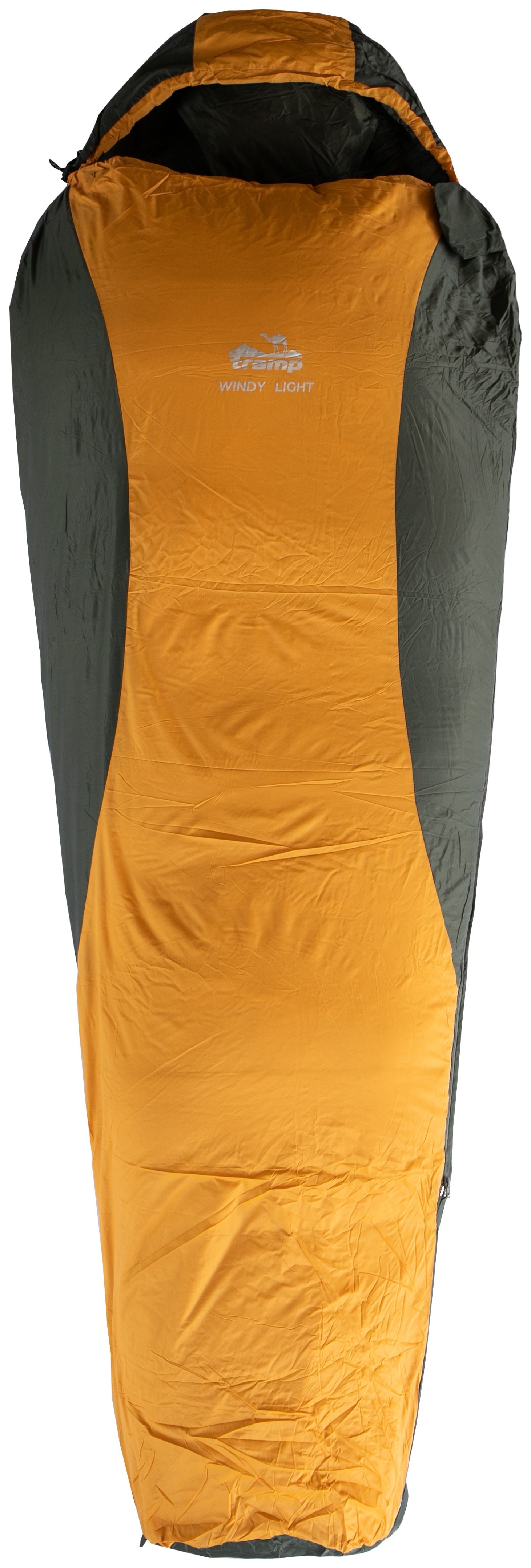 Спальний мішок Tramp Windy Light кокон правий yellow/grey 220/80-55 UTRS-055, UTRS-055-R