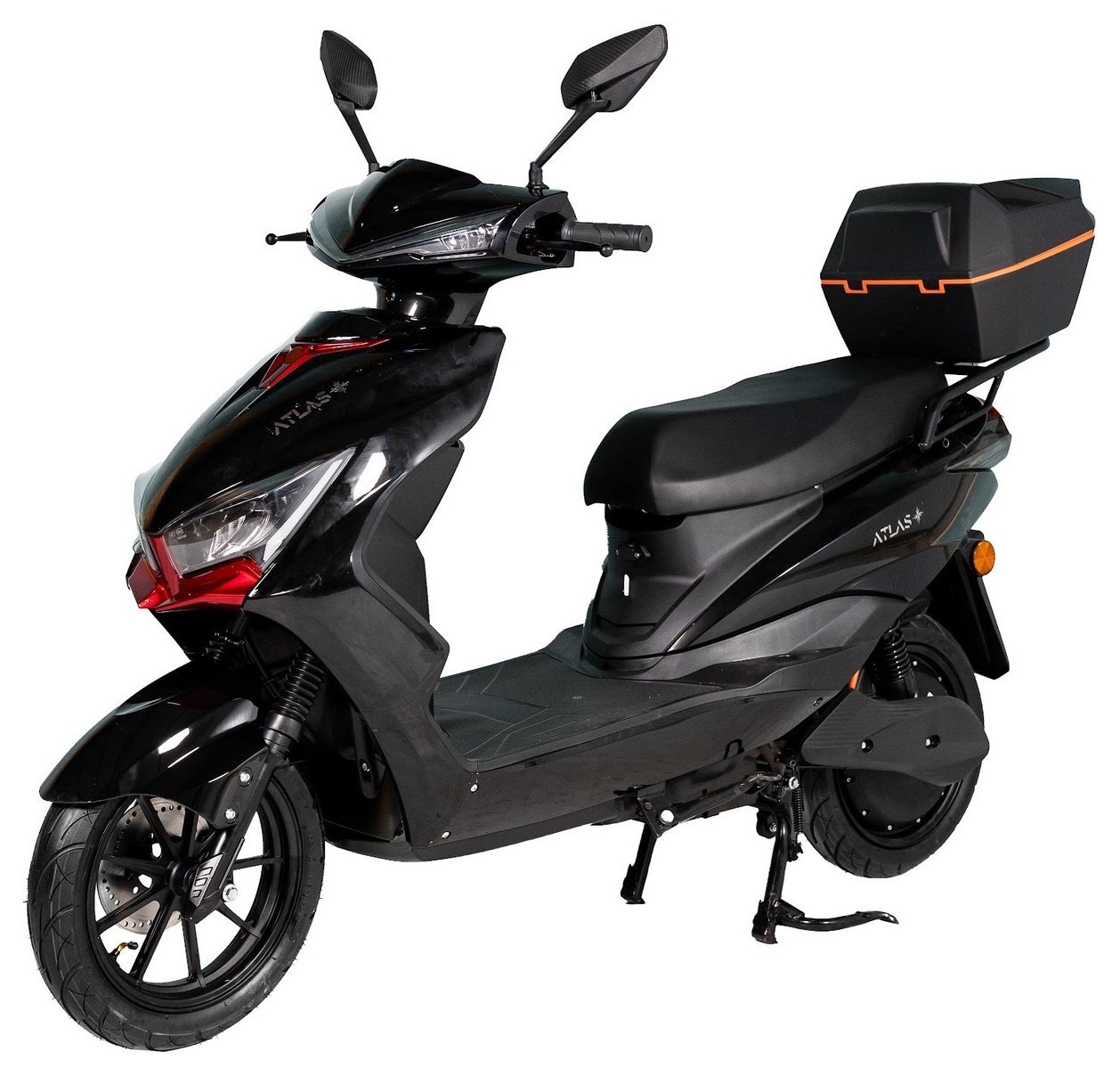 Электроскутер Atlas Demon 1500W Box Black, TOK_3069