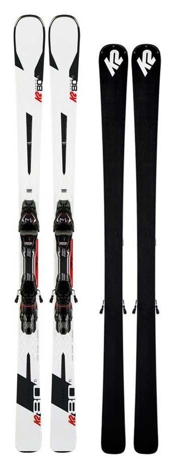 Ліжі гірські (комплект) K2 IKONIC 80TI+ MXC 12 TCX LIGHT QKCLK 177см White/black (10D0005.167.1+10B1001.167.1), RCH_22077