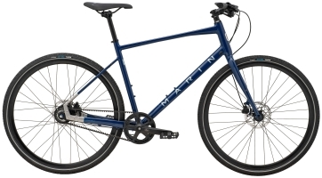 Велосипед 28" Marin Presidio 3 рама - S 2024 Gloss Navy/Dark Silver/Silver Cyan