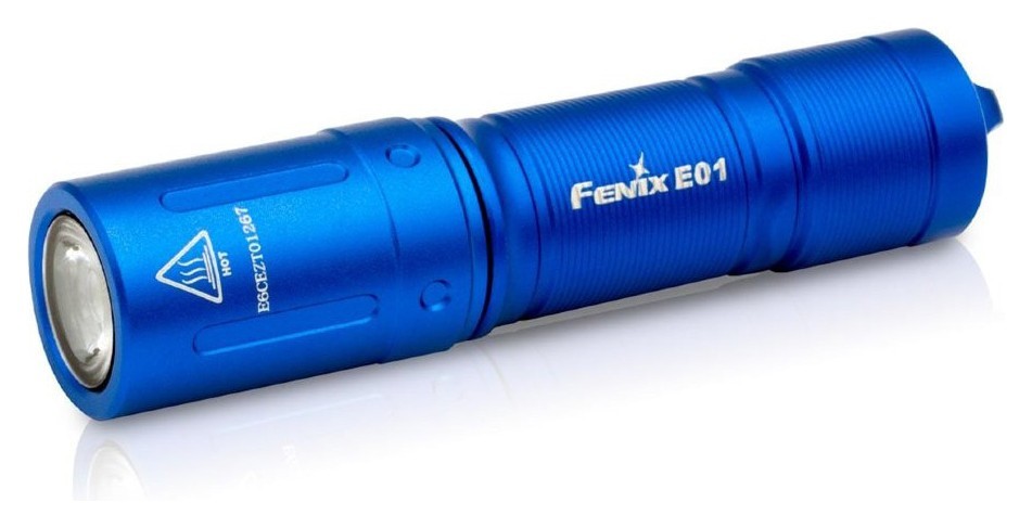Ліхтар ручний Fenix E01 V2.0 блакитний, FNR_E01V20blue