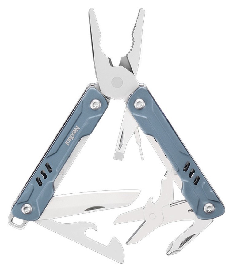 Мультитул NexTool Mini Sailor Pliers S11 блакитний, FNR_NE20156B
