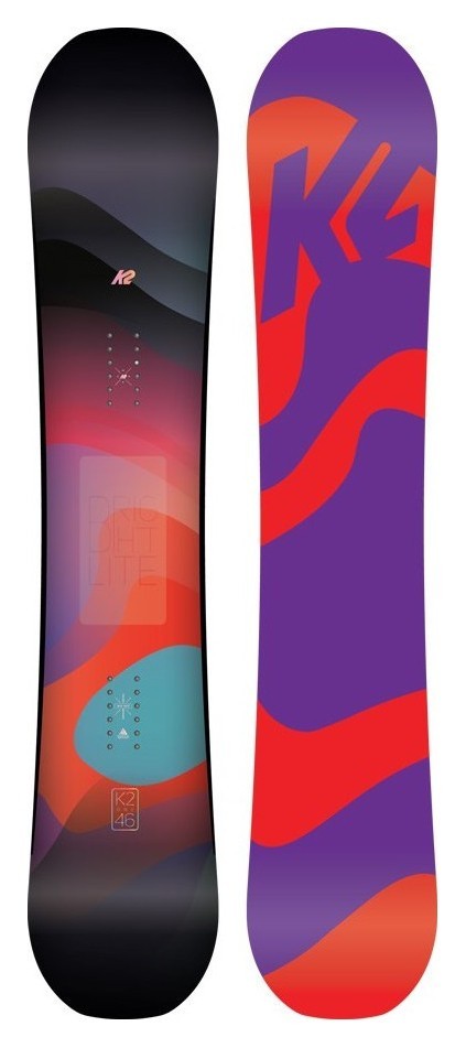 Сноуборд K2 BRIGHT LITE 146 Black/violet/coral (11C0024), RCH_20417
