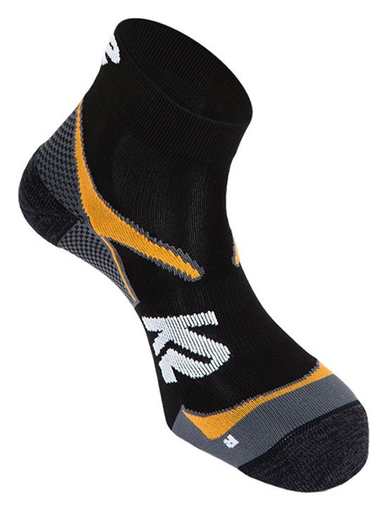 Носки для туризму K2 ACTIVE TECH MID SOCK 2 PAIRS 35-38 Black/orange (11767), RCH_19199
