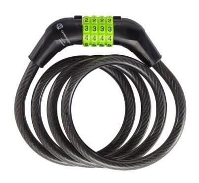 Замок для велосипеда тросовий Cycledesign ROLLER Green (LK0022), RCH_14314