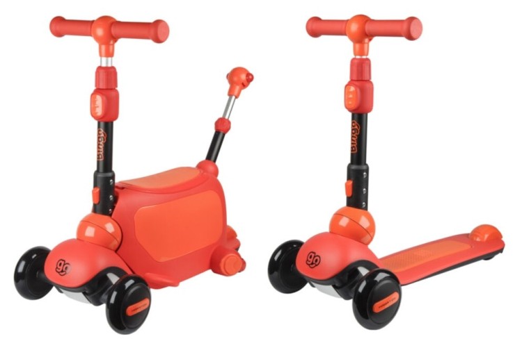 Самокат толкач Maraton 2in1 Bingo Super 3 Orange, Оранжевый, MRTN_3298