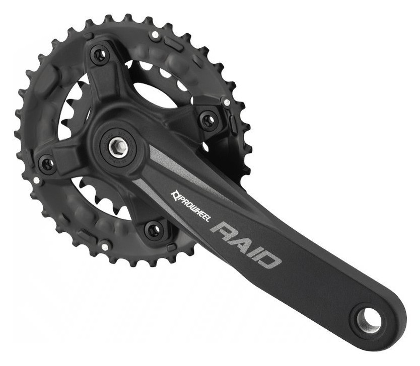 Шатуни велосипедные (комплект) Pro Wheel RAID-501 36-22T 175мм Black (CK0745), RCH_19868