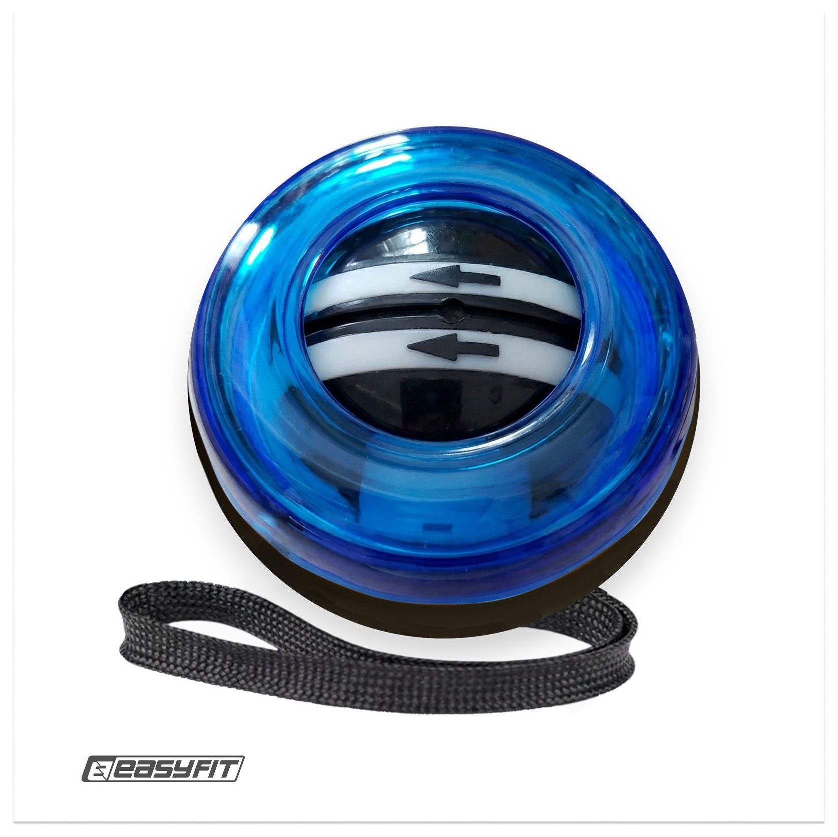 Эспандер кистевой гироскопический EasyFit Gyro Ball (гиробол), EFIT_EF-1899-BL