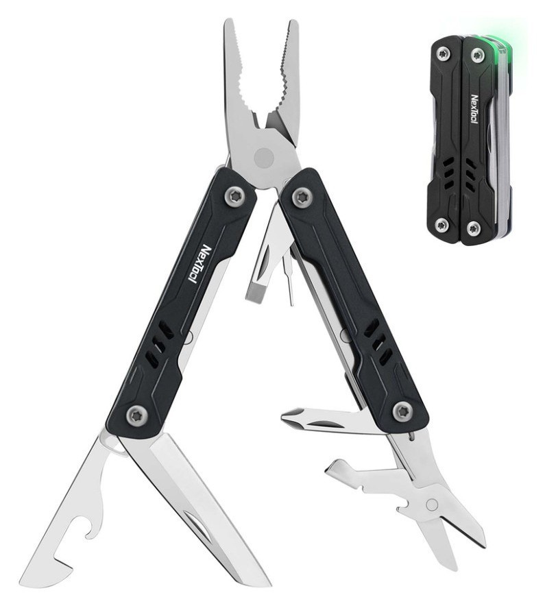 Мультитул NexTool Mini Sailor Pliers S11 чорний, FNR_NE20156C