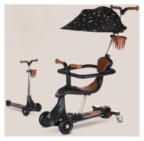 Детский самокат 4in1 M7-10 Сhocolate, Шоколад