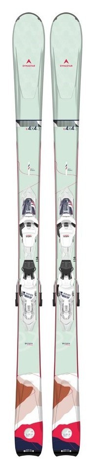 Ліжі гірські (комплект) Dynastar E 4X4 3 W + XPRESS W 11 150 см White/pink/grey (DAKX303+FCKDW05) WRH, RCH_15723