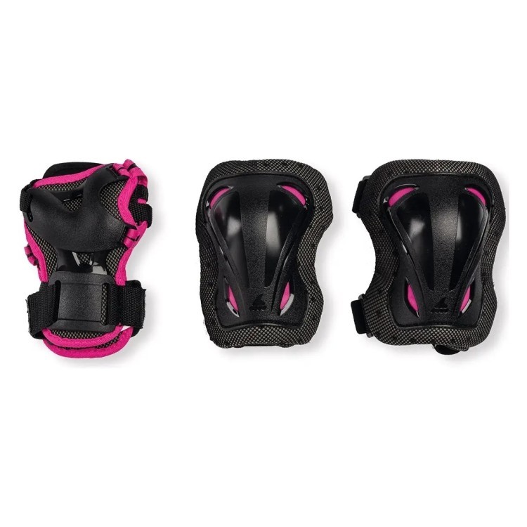 Захист набір Rollerblade Skate Gear Jr black-pink, 069P0300-7Y9-XS