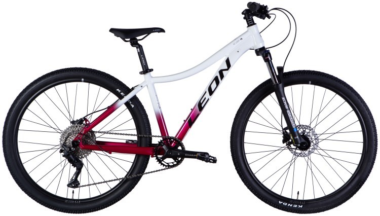 Велосипед AL 27,5" Leon XC LADY 75 HDD рама-16" білий з малиновим 2025, OPS-LN-27,5-013