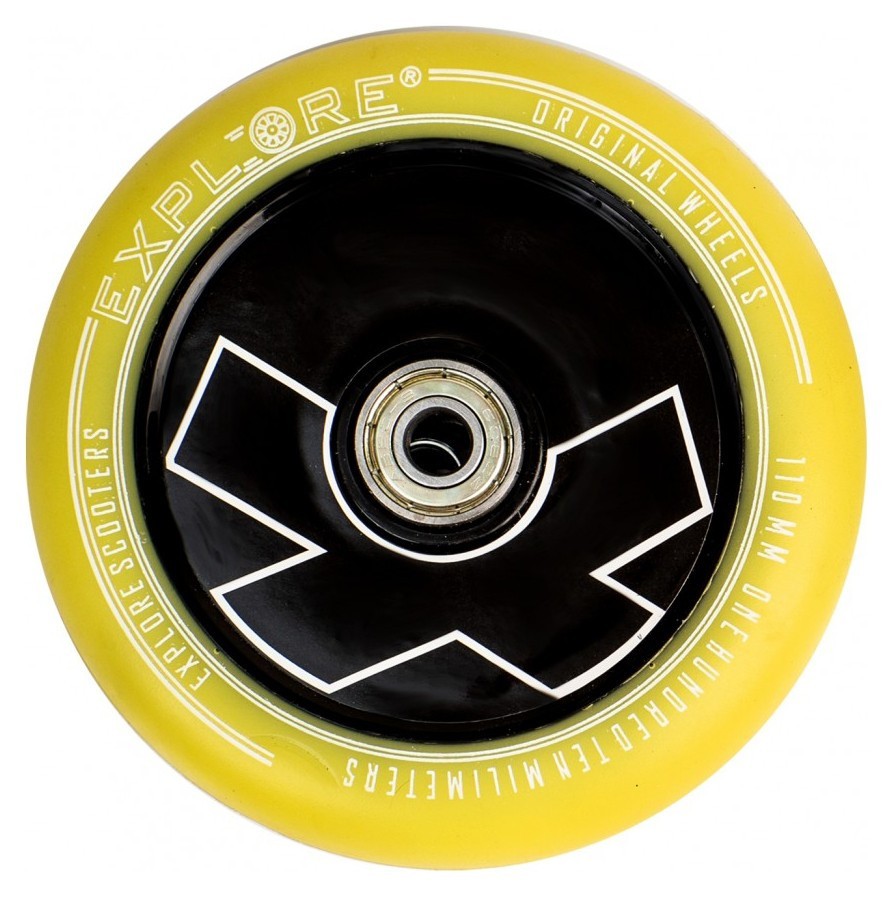 Колесо для трюковых самокатов SCOOTER WHEEL 110 Yellow, EXP_5807
