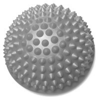 Полусфера массажная киндербол EasyFit 15 см жесткая серая